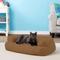 Show in main carousel: Snoozer Pet Products Luxury Overstuffed Cat & Dog Bed with Removable Cover, Camel, Small slide 6 of 10