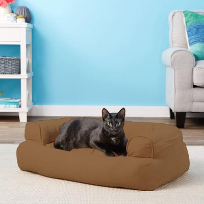 Show full view: Snoozer Pet Products Luxury Overstuffed Cat & Dog Bed with Removable Cover, Camel, Small slide 6 of 10