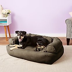 Snoozer Pet Products Luxury Sleeper Sofa Dog & Cat Bed, Dark Chocolate, Large