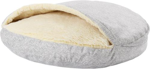 Show full view: Snoozer Pet Products Microsuede Cozy Cave Dog & Cat Bed, Palmer Dove, Large slide 5 of 11
