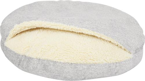 Show full view: Snoozer Pet Products Microsuede Cozy Cave Dog & Cat Bed, Palmer Dove, X-Large slide 4 of 10