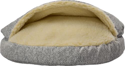 Show full view: Snoozer Pet Products Microsuede Cozy Cave Dog & Cat Bed, Palmer Dove, X-Large slide 3 of 10