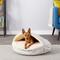 Show in main carousel: Snoozer Pet Products Orthopedic Microsuede Cozy Cave Dog & Cat Bed, Palmer Dove, Small slide 1 of 8