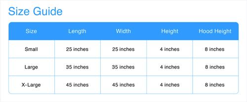 Show full view: Snoozer Pet Products Orthopedic Microsuede Cozy Cave Dog & Cat Bed, Palmer Indigo, Small slide 2 of 7