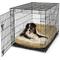 Show in main carousel: Snoozer Pet Products Poly Cotton Crate Cozy Cave Covered Dog Bed with Removable Cover, Khaki, Medium slide 2 of 2