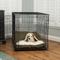 Show in main carousel: Snoozer Pet Products Poly Cotton Crate Cozy Cave Covered Dog Bed with Removable Cover, Olive, Large slide 1 of 2