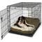 Show in main carousel: Snoozer Pet Products Poly Cotton Crate Cozy Cave Covered Dog Bed with Removable Cover, Olive, Large slide 2 of 2