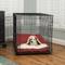 Show in main carousel: Snoozer Pet Products Poly Cotton Crate Cozy Cave Covered Dog Bed with Removable Cover, Red, Small slide 1 of 2
