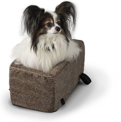 Snoozer Pet Products Premium Console Dog Car Seat, Merlin Camel, Large