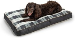Snoozer Pet Products Rectangle Indoor Outdoor Bed, Grey Black Cream, Medium