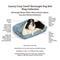Show in main carousel: Snoozer Pet Products Rectangle Indoor & Outdoor Cozy Cave Dog & Cat Bed, Gray Black Cream, Large slide 2 of 4