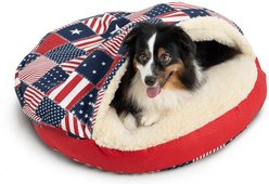 Snoozer Pet Products Round Indoor Outdoor Cozy Cave Dog Bed, Multiple Colors, Large