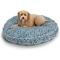 Show in main carousel: Snoozer Pet Products Round Indoor & Outdoor Dog & Cat Bed with Removable Cover, Blue White, X-Large slide 1 of 5