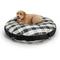Show in main carousel: Snoozer Pet Products Round Indoor & Outdoor Dog & Cat Bed with Removable Cover, Gray Black Cream, Large slide 1 of 5