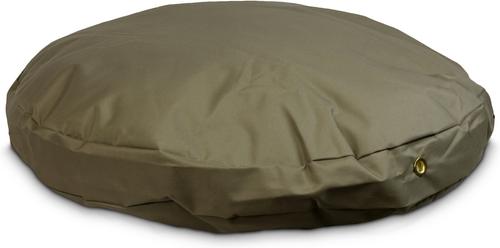 Show full view: Snoozer Pet Products Round Pillow Dog Bed with Removable Cover, Hazelnut, Small slide 2 of 6