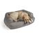 Show in main carousel: Snoozer Pet Products Show Dog Snoozer Overstuffed Sofa Dog & Cat Bed with Removable Cover, Merlin Linen, Large slide 1 of 4