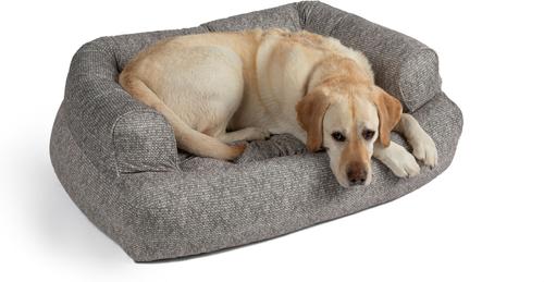 Show full view: Snoozer Pet Products Show Dog Snoozer Overstuffed Sofa Dog & Cat Bed with Removable Cover, Merlin Linen, Large slide 1 of 4