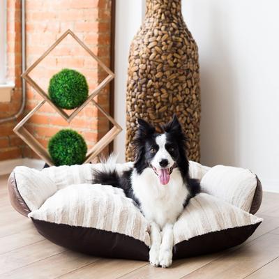 Show full view: Snoozzy Rustic Lux Comfy Sofa Dog Bed, 40 x 30-in slide 3 of 5