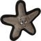 Show in main carousel: Snugarooz Baby Sophie the Starfish Squeaky Crinkle Plush Dog Toy, Brown, 5-in slide 2 of 6