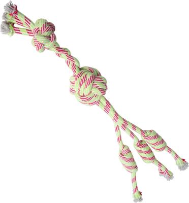 Show full view: Snugarooz Feel'N Knotty Dog Rope Tug Toy, Color Varies, 23-in slide 2 of 7
