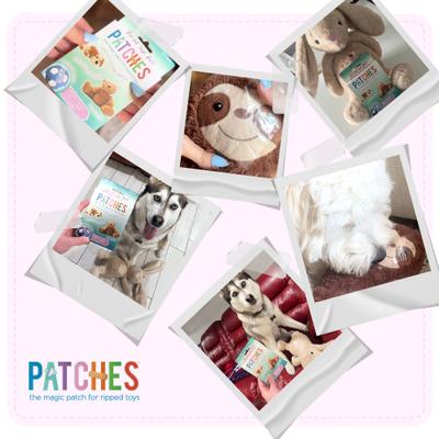 Show full view: Snugarooz Patches Non-Toxic Water Resistant Toy Repair Kit, Blue slide 8 of 9