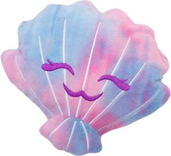 Snugarooz Shell Yeah Squeaky Crinkle Plush Dog Toy, 6-in