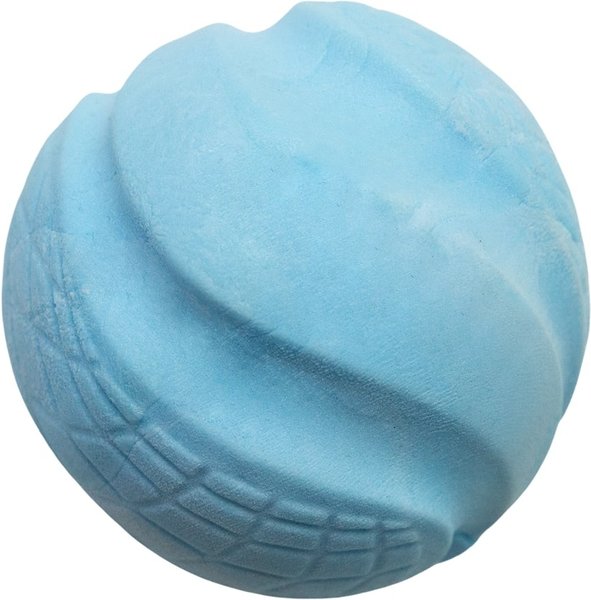 Show full view: Snugarooz Sky Bounce Eco-Friendly TPR Ball Dog Toy, Blue slide 1 of 5