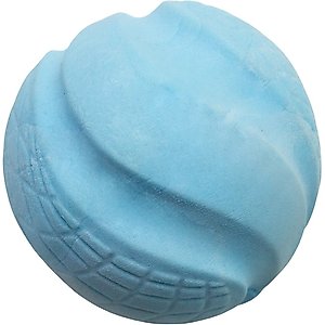 Snugarooz Sky Bounce Eco-Friendly TPR Ball Dog Toy, Blue
