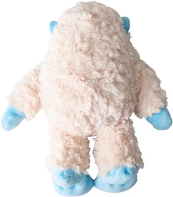 Show full view: Snugarooz Tom Yeti Squeaky Crinkle Plush Dog Toy, White, 11-in slide 3 of 6