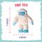 Show in main carousel: Snugarooz Tom Yeti Squeaky Crinkle Plush Dog Toy, White, 11-in slide 4 of 6