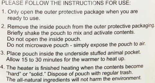 Show full view: Snuggle Puppy 24 Hour Heat Packs Replacement, 6 count slide 7 of 9