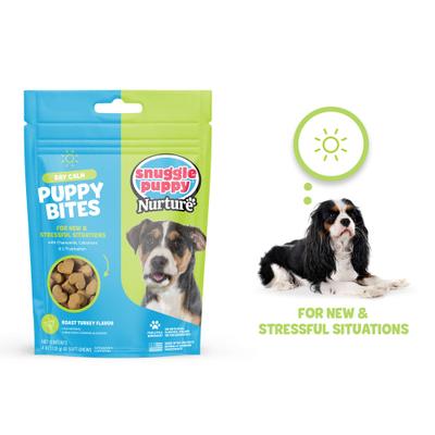 Show full view: Snuggle Puppy Bites Day Calm Supplement Turkey Flavored Soft Chews, 60 count slide 3 of 10