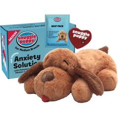 Snuggle Puppy Original Snuggle Puppy Medium Breeds Behavioral Aid Anxiety Relief with Heartbeat, Biscuit