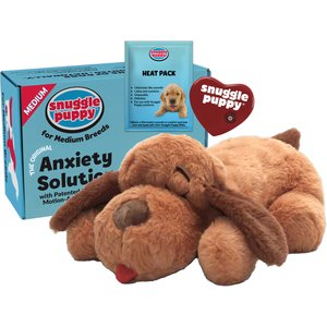 Snuggle Puppy Original Snuggle Puppy Medium Breeds Behavioral Aid Anxiety Relief with Heartbeat, Biscuit