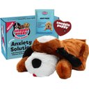 Snuggle Puppy Original Snuggle Puppy Medium Breeds Behavioral Aid Anxiety Relief with Heartbeat, Brown & White