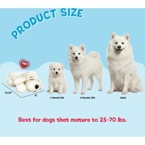 Snuggle Puppy Original Snuggle Puppy Medium Breeds Behavioral Aid Anxiety Relief with Heartbeat, Golden