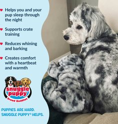 Snuggle Puppy Original Snuggle Puppy Medium Breeds Behavioral Aid Anxiety Relief with Heartbeat, Merle slide 2 of 8