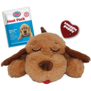 Snuggle Puppy Original Snuggle Puppy Plush Dog Behavioral Aid Anxiety Relief, Biscuit slide 1 of 7
