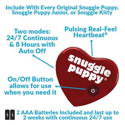 Show full view: Snuggle Puppy Original Snuggle Puppy Plush Dog Behavioral Aid Anxiety Relief, Brown Mutt slide 4 of 12