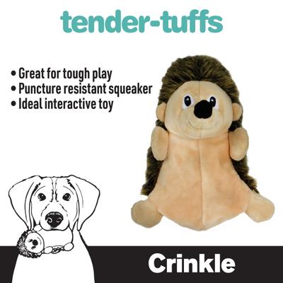 Show full view: Snuggle Puppy Tender Tuff Hedgehog Squeaky Plush Dog Toy, Large slide 2 of 8