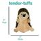Show in main carousel: Snuggle Puppy Tender Tuff Hedgehog Squeaky Plush Dog Toy, Large slide 4 of 8