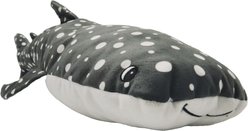 Snuggle Puppy Tender-Tuffs Big Shots Bubba Whale Shark Squeaky Dog Plush Toy, Grey, Large