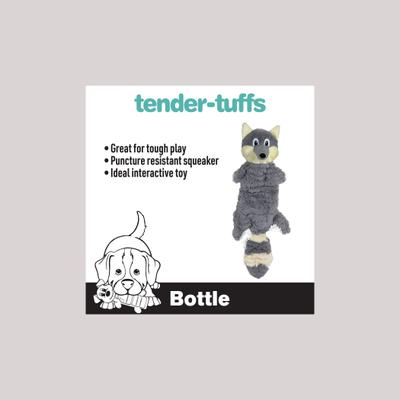 Show full view: Snuggle Puppy Tender-Tuffs Fox Tough Squeaky Dog Bottle Fill Toy slide 2 of 8
