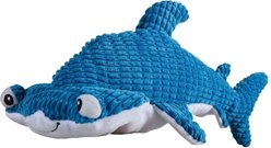 Snuggle Puppy Tender-Tuffs Hammerhead Shark Tough Squeaky Dog Toy, Large, Blue