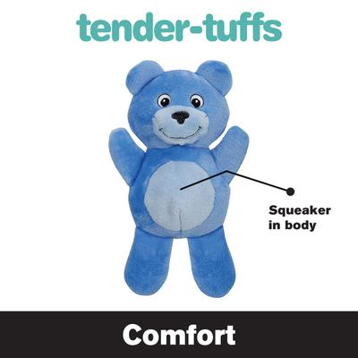 Show full view: Snuggle Puppy Tender-Tuffs Soft Bear Dog Comfort Toy, Blue slide 3 of 8