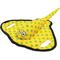 Show in main carousel: Snuggle Puppy Tender Tuffs Tug Stingray Tough Squeaky Plush Dog Toy, Yellow, Medium slide 1 of 8