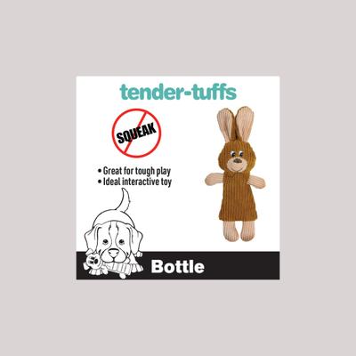 Show full view: Snuggle Puppy Tender-Tuffs Whisper Rabbit Tough Dog Bottle Fill Toy slide 2 of 9