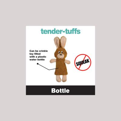Show full view: Snuggle Puppy Tender-Tuffs Whisper Rabbit Tough Dog Bottle Fill Toy slide 3 of 9