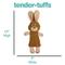 Show in main carousel: Snuggle Puppy Tender-Tuffs Whisper Rabbit Tough Dog Bottle Fill Toy slide 4 of 9