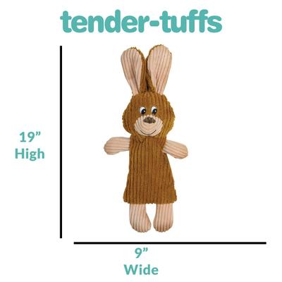 Show full view: Snuggle Puppy Tender-Tuffs Whisper Rabbit Tough Dog Bottle Fill Toy slide 4 of 9